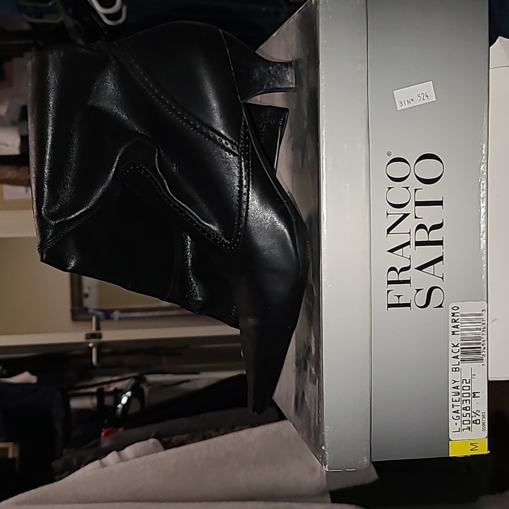 Franco Sarto black boots knee high size 8.5